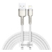 Kabel USB-Lightning Baseus Cafule, 2,4 A, 2 m (bílý)