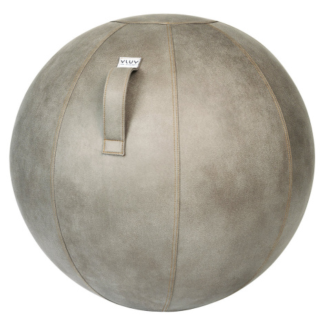 VLUV Sedací míč VEEL, imitace kůže z mikrovlákna, 700 - 750 mm, bahno