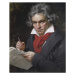 Obrazová reprodukce Ludwig van Beethoven, Stieler, Joseph Carl, 30 × 40 cm