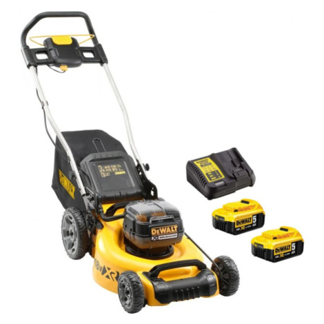 DeWALT DCMW564P2 bezuhlíková aku sekačka na trávu 2x18V 2x5Ah XR LiIon