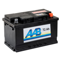 Autobaterie AAB 72Ah, 12V, 680A