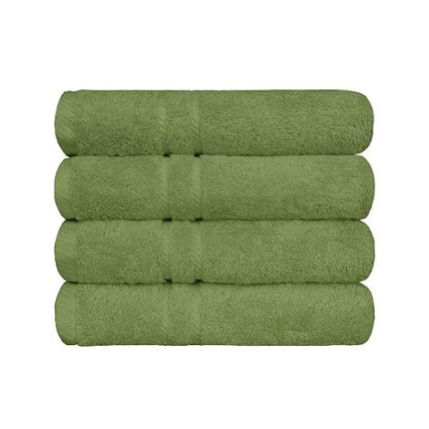 SCANquilt ručník COTTONA zelená 100 × 50 cm