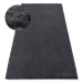 Dywany Lusczow Kusový koberec BUNNY tmavě šedý