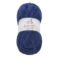 Vlnika Příze Samet Soft 100 g - 246 tmavě modrá