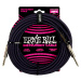 Ernie Ball Braided Instrument Cable 25' Purple Black