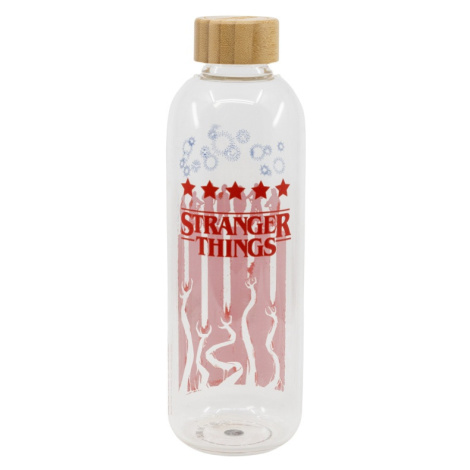 STOR - Luxusní skleněná láhev STRANGER THINGS 1030ml, 00693