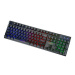 Marvo K605, klávesnice CZ/SK, herní, membránová typ drátová (USB), černá, podsvícená