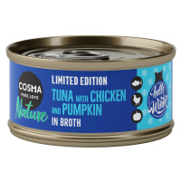 Cosma Nature zimní edice 6 x 70 g - Tuňák s kuřetem & dýní