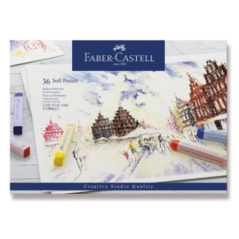 Suché křídy Faber Castell pap.krabička 36ks Faber-Castell