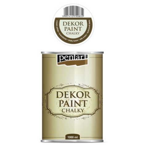 Pentart Křídová a dekorační barva PENTART 1000 ml KRÉMOVÁ