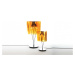 Artemide Logico Mini stolní lampa - fumé difuzor, chromová struktura 0700110A