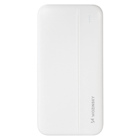 Wozinsky Li-Po powerbank 10000mAh 2 x USB bílá (WPBWE1)