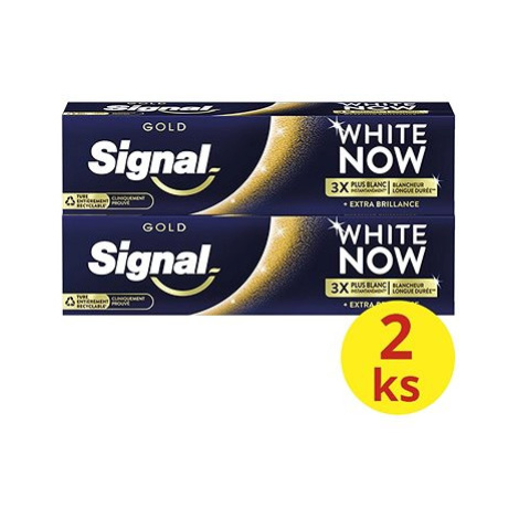 SIGNAL White Now Gold 2× 75 ml