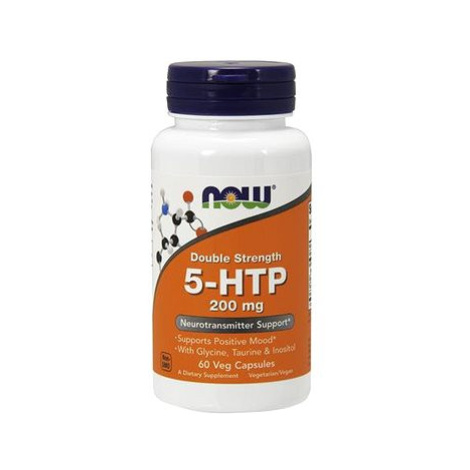 NOW 5-HTP + Glycin, Taurin a Inositol, 200 mg NOW Foods
