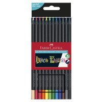 Faber-Castell Faber-Castell, 116412, Black Edition, Supersoft, sada ergonometrických pastelek s 