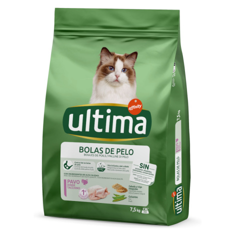 Ultima Cat Hairball - krocaní & rýže - 7,5 kg Affinity Ultima
