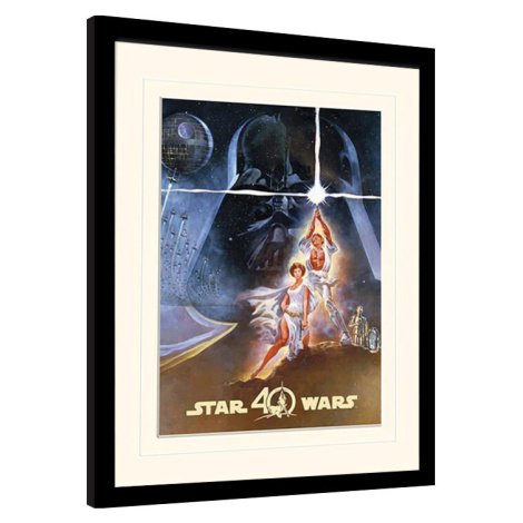 Obraz na zeď - Star Wars 40th Anniversary - New Hope Art, 30 × 40 cm Pyramid