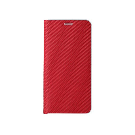 TopQ Pouzdro Xiaomi Redmi Note 14 Pro+ 5G knížkové Luna Carbon Book červené 136985