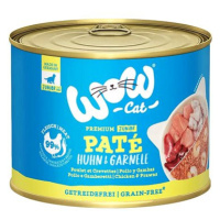 WOW Cat konzerva Paté Kuře s krevetami Kitten / Junior 200 g