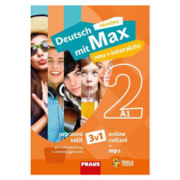 Deutsch mit Max neu + interaktiv 2 (3 v 1) Hybridní pracovní sešit Fraus