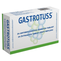 GASTROTUSS žvýkací tablety proti refluxu 24 tablet