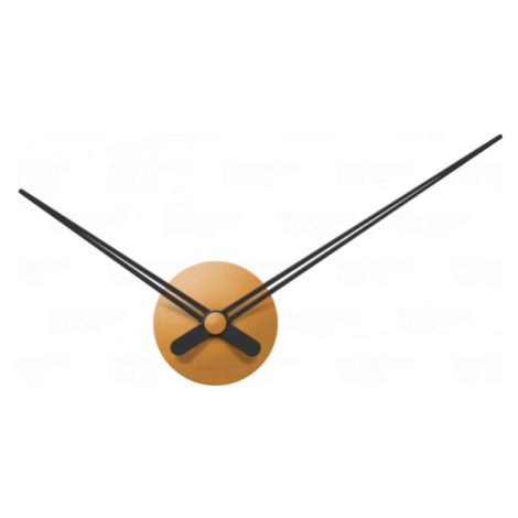 Designové nástěnné hodiny 5838BR Karlsson caramel brown 44cm FOR LIVING