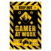 Plakát Keep Out! - Gamer at Work