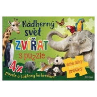 Nádherný svět zvířat s puzzle