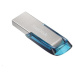 SanDisk Flash Disk 64GB Ultra Flair, USB 3.0, tropic modrá