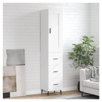 vidaXL Skříň highboard bílá 34,5 x 34 x 180 cm kompozitní dřevo