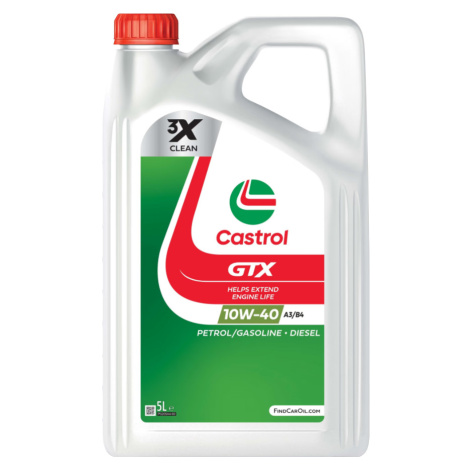 CASTROL Olej Castrol GTX 10W-40 4L 15A4D3