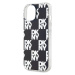 Zadní kryt KNY PC/TPU Checkered Pattern pro Apple iPhone 15 Pro Max, černá