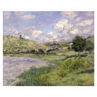 Obrazová reprodukce Landscape, Vetheuil, 1879, Claude Monet, 40 × 32.8 cm