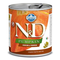 KONZERVY N&D DOG VENISON & PUMPKIN 285g