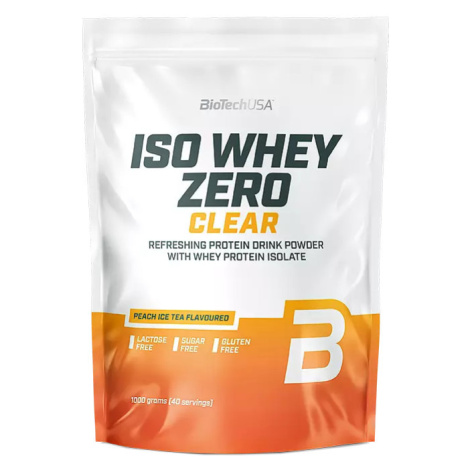 BioTech USA Iso Whey Zero Clear 1000g - broskev