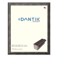 DANTIK rámeček 40 × 50, TRITON cín plexi čiré