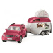 Schleich 42535 Dobrodružné auto s přívěsem a koněm