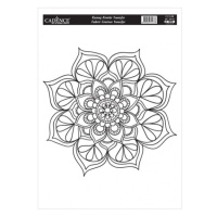 Transferový obrázek na textil Cadence 25 x 35 cm - Mandala 8 Aladine