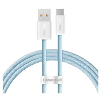 Kabel Baseus Dynamic Series z USB na USB-C, 100 W, 1 m (modrý)