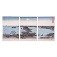 Obrazová reprodukce Panorama of Views of Kanazawa Under Full Moon,, Ando or Utagawa Hiroshige, 4