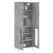 vidaXL Skříň highboard betonově šedá 69,5x34x180 cm kompozitní dřevo