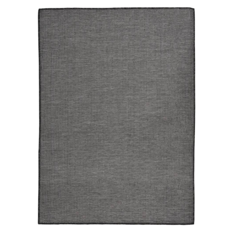 vidaXL Venkovní hladce tkaný koberec 200x280 cm šedá