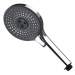 MEREO Dita vanová baterie s talířovou kulatou sprchou, černá CBE60101SFD