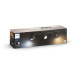 Philips HUE WA Buckram bodové LED svítidlo 3x GU10 5W 350lm 2200-6500K IP20, černé + ovladač