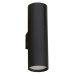Nova Luce Interiérové nástěnné světlo Nosa - 2 x 10 W, GU10, 56 x 180 mm, černá NV 9450882