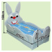 Artplast Dětská postel ZAJÍC Provedení: zajíček 160 x 80 cm