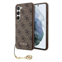 Pouzdro Guess 4G Charms Collection Na Samsung Galaxy A35 Hnědé