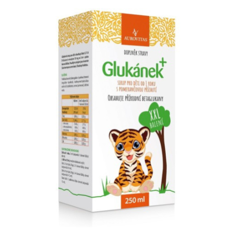 Glukánek+ sirup pro děti 250ml Aurovitas