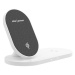 AlzaPower WC200 Wireless Dual Fast Charger bílá