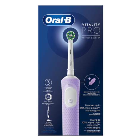 Oral-B Vitality Pro Fialový Elektrický Zubní Kartáček